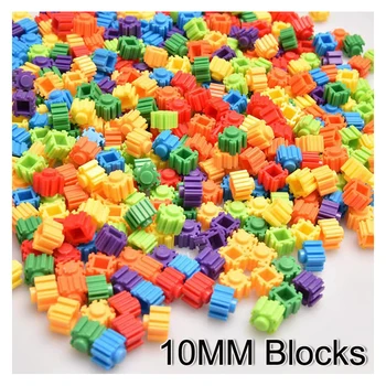 100 10mm 픽셀 아트 퍼즐 마이크로 다이아몬드는 빌딩 블록 DIY3D 작은 벽돌에 대한 아이들의 장난감을 교육이