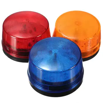 12V LED 스트로브 빛 비상 회전 Traffice 표시 자동차 Flash 표시등 LED 오렌지색 빨간색 플래시 차 경고등