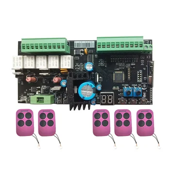 12V24VDC 전자 카드 마더보드의 회로 기판을 위한 듀얼 날개 자동 스윙 게이트 오프너 모터 12VDC WIFI GSM 선택