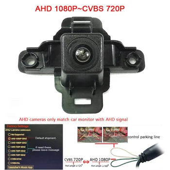 1920*1080P AHD180deg fisheye 자동차 전면 카메라 브랜드를 위한 포레스터 2019 면 석쇠에 긍정적인 전망 사진기 HD720P CVBS