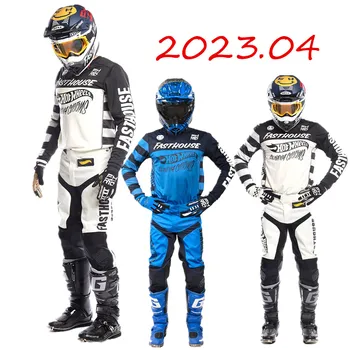 2023.04FH 크로스 저지 설정 먼지 자전거 Moto 장치 설정한 기관자전차 ATV 에 맞게 도로 떨어져 저지 및 바지