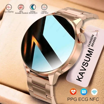 2023NFC 똑똑한 시계 여자 블루투스 전화 스포츠 GPS 추적 무선 충전자 지정 다이얼을 중심 속도 ECG 스마트 워치에 대한 남 Xiaomi