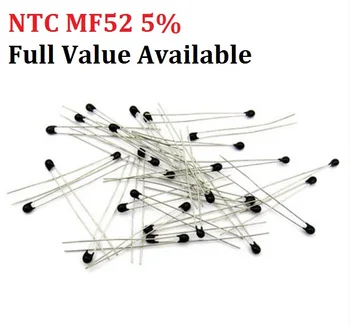 20pc 입 NTC MF52 1K,2K3K4.7K5K10K20K47K50K100K5%3950B NTC-MF52AT 서미스터를 열 저항기 Kit1/2/3/4.7 일/K Ohm R Kit