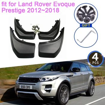 4x Land Rover Evoque 명 2012 2013 2014 2015 2016 2017 2018 심플한 발상으로 흙받기 안티-스플래시 바퀴 후륜 액세서리