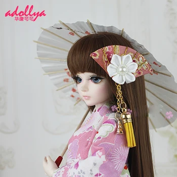 Adollya BJD 인형 액세서리 옷 장식 장난감을 위한 소녀의 인형 인형을 쓰고 기모노 팬에 적합한 1/3 1/4 1/6 형