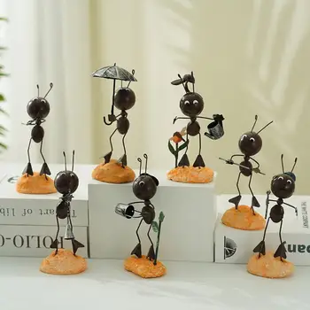 Ant 소형 조각 민감한 아름다운 선명한 이미지 Handmade 선물을 철 Mini 읽 Ant 장식 홈