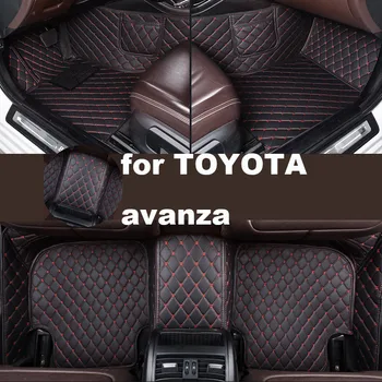 Autohome 차 지면 매트한 도요타 Avanza2012-2019 년 업그레이드 버전을 발 Coche 카펫 액세서리