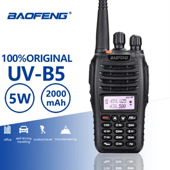 BaoFeng UV-B5 워키토키는 새로운 뜨거운 판매 UV B5 듀얼밴드 Vhf136-174MHz&Uhf400-470MHz 작은 소형 LCD 화면 UVB5 두 가지 방법으로 라디오