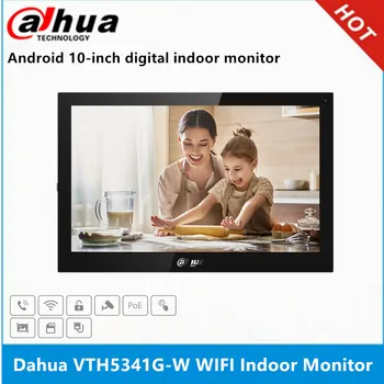 Dahua 인터 VTH5341G-W PoE(802.3af)트 이더넷 및 Wi-Fi 터치 스크린 안 드 로이드 10 인치 디지털 방식으로 실내 모니터링