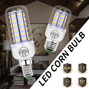 E27 옥수수 램프 Led GU10 스포트라이트 전구 E14Lampada B22LED 램프 반점 빛 G9Bombilla 홈 에너지 절약 빛 220V 구