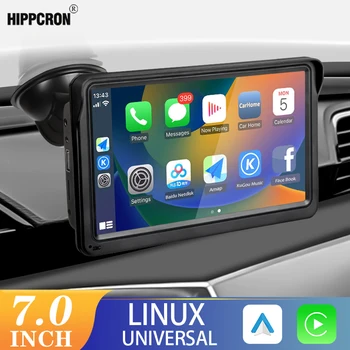 Hippcron7inch 자동차 라디오 멀티미디어의 비디오 플레이어 무선면 및 무선 인조 인간 자동으로 터치 스크린 원격 제어