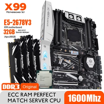 HUANANZHI X99X99-TF 마더보드 설정 E5 2678V3LGA2011-3 4pcs8GB=32GB PC3 12800R1600MHz DDR3RAM ECC REG 메모리