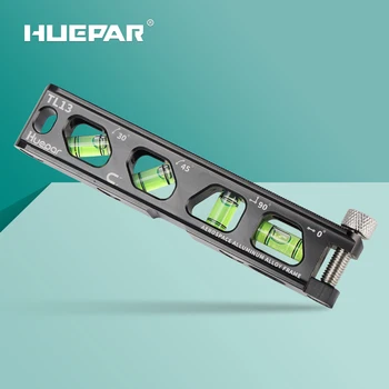 Huepar 다목적 레이저 눈금자 4 거품 정신 수준을 측정하는 표준 도구 및 메트릭자 레이저 수준의 수평 수직 M