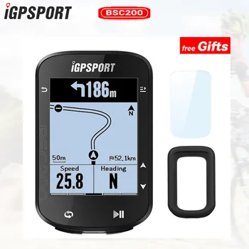iGPSPORT BSC200BSC200 컴퓨터 자전거 경로 탐색 무선 GPS 속도계 방수로 자전거 MTB 블루투스 ANT+