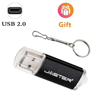 JASTER 플라스틱 자동차 4GB 미니 2.0 8GB USB 플래시 드라이브 16GB 펜 드라이브 32GB U 디스크 64GB 볼륨 판매 128MB 무료 로고 결혼식 선물
