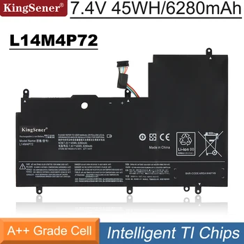 KingSener L14S4P72 노트북 배터리는 레노버의 요가 3 14 요가 700 14ISK 시리즈 Yoga3 14-IFI 요가 3 14-ISE L14M4P72 7.5V6230mAh