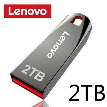 Lenovo2TB USB 플래시 드라이브는 소형 금속제 수용량 메모리 스틱 까만 펜 드라이브를 창의적인 사업 선물은 U 디스크 스토리지