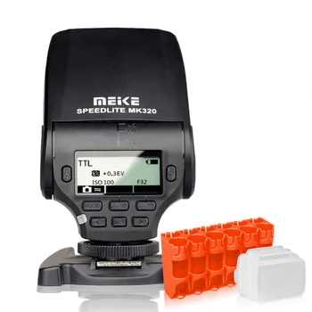 MEIKE MK320 트 speedlite Flash TTL Canon/Nikon Sony/사진/파일은 카메라