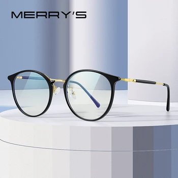 MERRYS 디자인은 고전적인 여성 파란 빛을 차단하는 유리 패션을 고양이는 눈 안티-블루 빛 게임 컴퓨터 안경 S2642