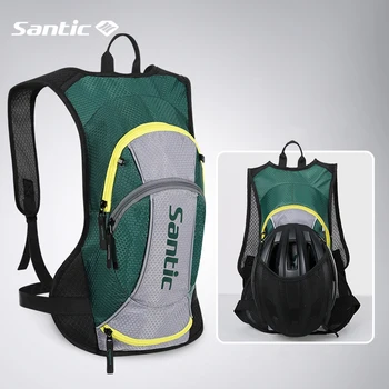 Santic 사이클링 가방 스포츠외 MTB 가방 매우 가벼운 하이킹 체육관에 가방 헬멧으로 저장 자전거 액세서리