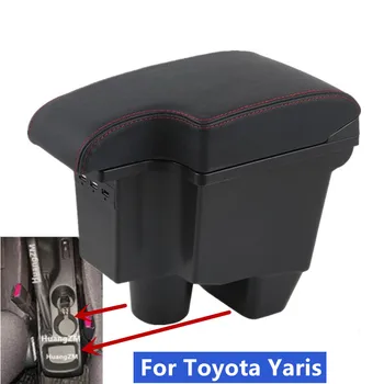 Toyota Yaris 팔걸이 상자를 위한 개조를 도요타 GR Yaris 팔걸이 Yaris 한 저장 콘텐츠 철회 가능한 USB 차 액세서리