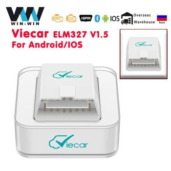 Viecar ELM327V1.5PIC18F25K80 엔진 2OBD OBD2 자동차 진단 스캐너 자동구 Bluetooth4.0 안드로이드/아이폰 OS327V1 5