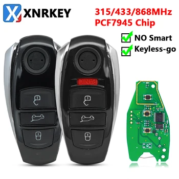 XNRKEY3/4 버튼 스마트 원격 자동차 키 PCF7945 칩 315/433/868Mhz VW 를 위한 폭스바겐 Touareg2010-2018 열쇠가 없는 입장 똑똑한 열쇠