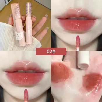 거울 물 빛 립 유약을 거품이 입술 윤리 6 개의 색깔 방수 촉촉한 립글로스의 섹시한 립 화장품