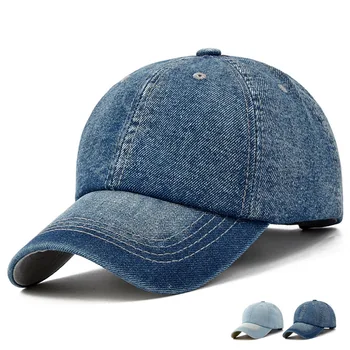 남녀 공통체 데님 야구 모자 빈 세척 Jean 모자자 조정가능한 Snapback 야구 모자 모자에 대한 남성과 여성