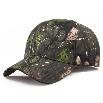 남자 위장 군사 Adjustable Hat Camo 사냥 낚시 군 야구 모자 난조는 옥외 난조 UV 보호자 패션