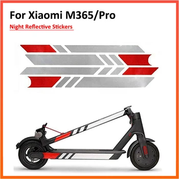 높은 고품질의 반사를 위한 스티커 Xiaomi Mijia M365/프로 전기 스쿠터 액세서리 스케이트보드
