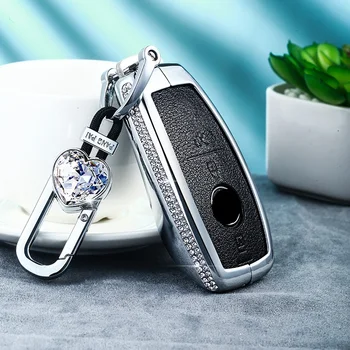 럭셔리 다이아몬드 자동차 원격 경우 키 키를 위한 덮개를 메르세데스 벤츠 AMG2017E 스 W213S 클래스에 열쇠 중요한 포탄 Fob 홀더