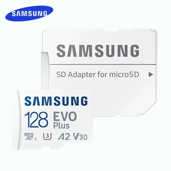 삼성 EVO 플러스 마이크로 SD 카드 128GB Micro SD 프로 플러스 플래시 메모리 카드 SD 메모리 U1U3 4K Microsd TF 카드