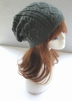 새로운 제품의 겨울 여자의 니트 모자 비니 여자의 겨울 따뜻한 해골 모자