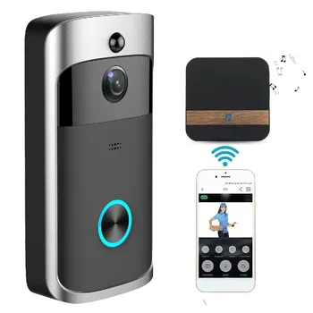 스마트 링 Video 벨 카메라 무선 문 종 카메라와 비디오 모니터 인터 현관의 벨을 위해 소 홈 보안