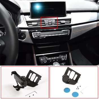 알루미늄 합금 검 BMW 를 위한 2 시리즈 Active 자동차 F45F46 2015-2019 차 이동 전화 홀더 GPS 네비게이션을 액세서리 브라켓
