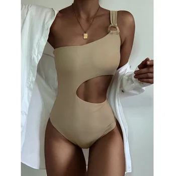 여름 수영복 여성 중 하나는 수영복 중 하나 어깨 높이 잘 통영복 섹시한 섹시 Bodysuit 수영복