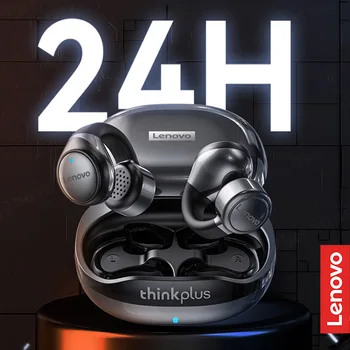원래 Lenovo X20 블루투스 이어폰 5.3 귀 클립 무선 헤드폰 터치 제어 Earbuds 베이스 게임에 이어폰 350mAh New
