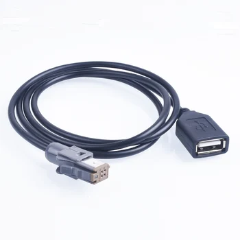 자동차 Aux 오디오 입력 미디어 데이터 와이어 플러그의 USB 어댑터 연결선에 대한 Toyoya nszn w64t nsdn w60nszt-w60