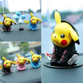 자동차 부속품 자동 Pikachu 자동차 장식품 Aj 신발 자동차 인테리어는 성격 차 귀여운 창의적인 높은-엔드 애니메이션 작은 조상