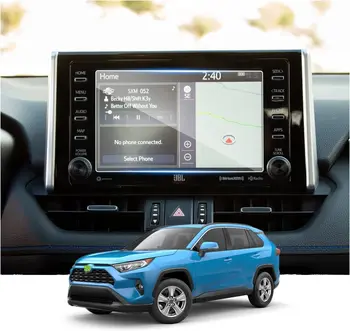 화면 보호기 Toyota RAV4 를 위한 7 인치 GPS 인포테인먼트 터치스크린 9HD 부드럽게 한 유리제와 호환되 2019 2020 2021 2022